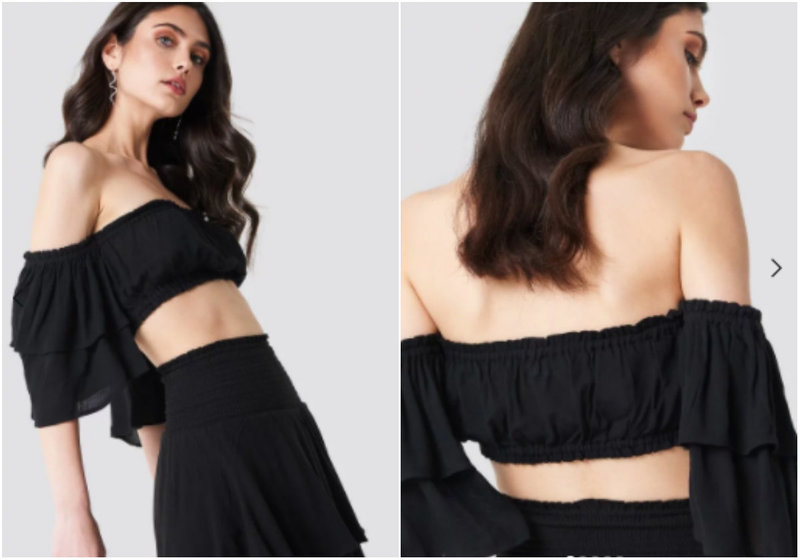 Off shoulder topp