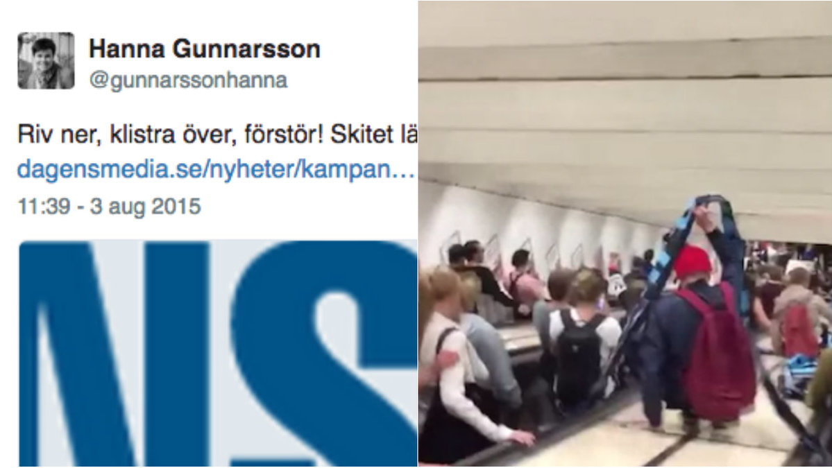 Vänsterpartiets Hann Gunnarsson åtalas för uppvigling. 