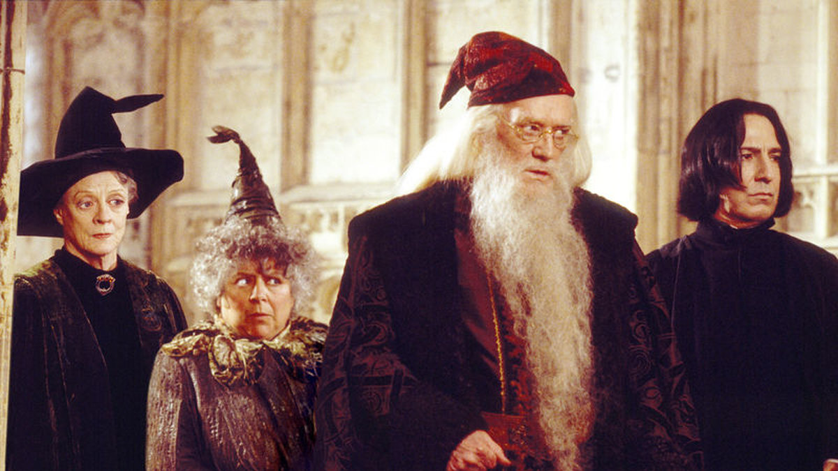 Lärarkåren på Hogwarts. 
