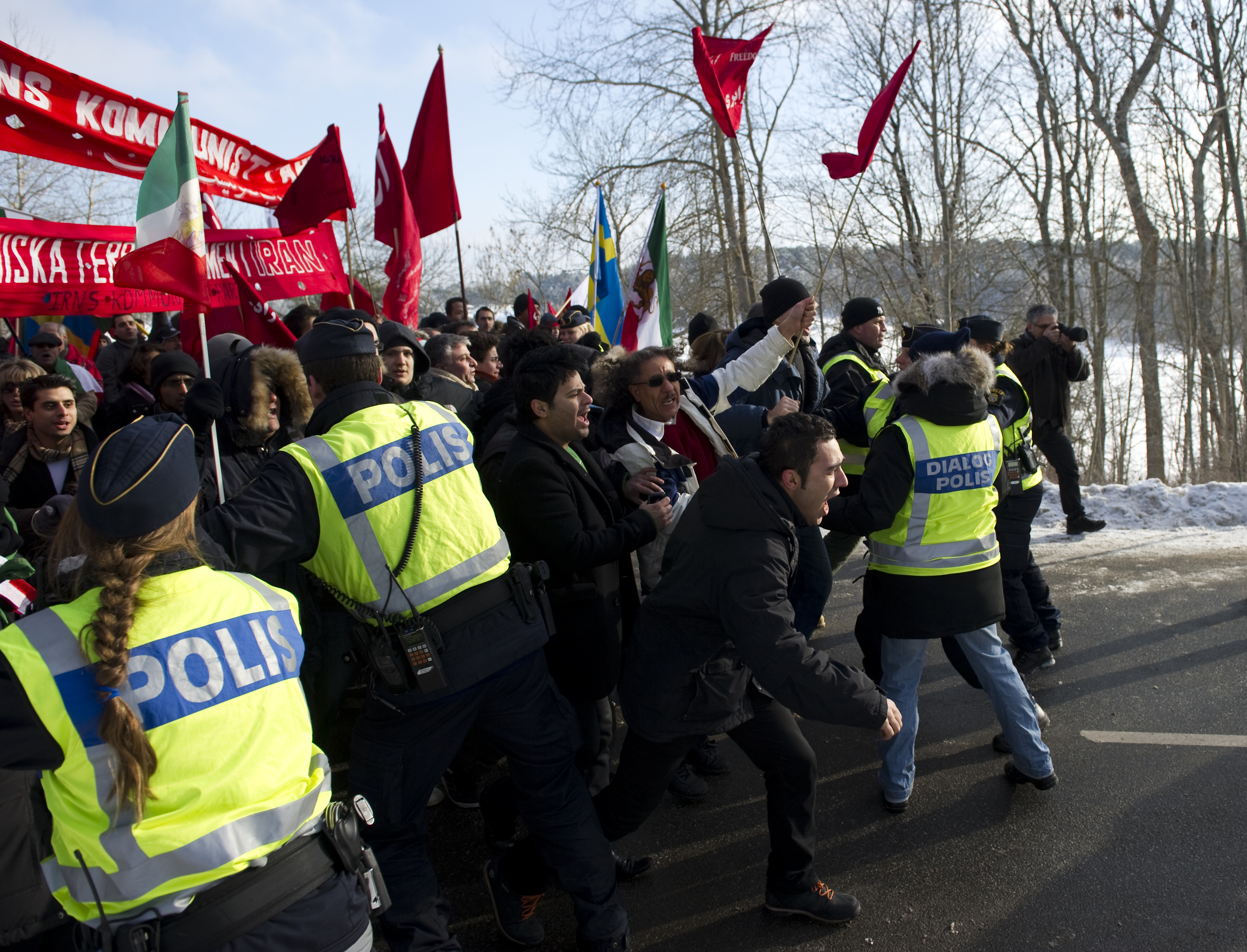 Stockholm, Demonstration, Iran, Ambassad