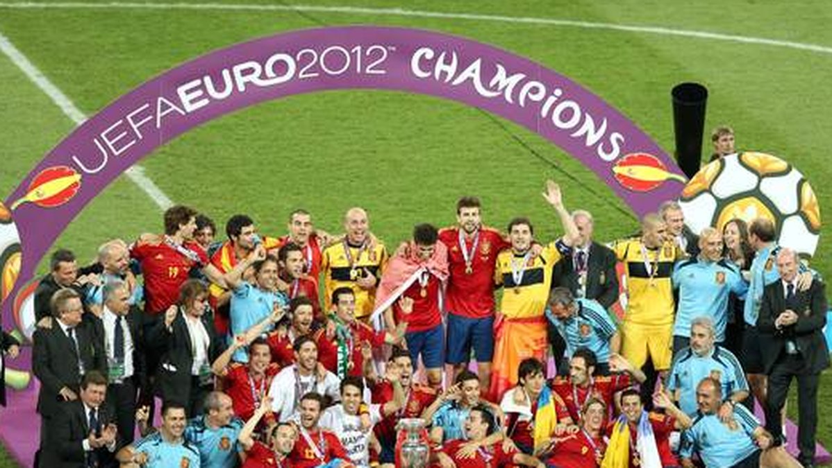 Spaniens vackra fotboll när de vann guld 2012 var inte pjåkig. 