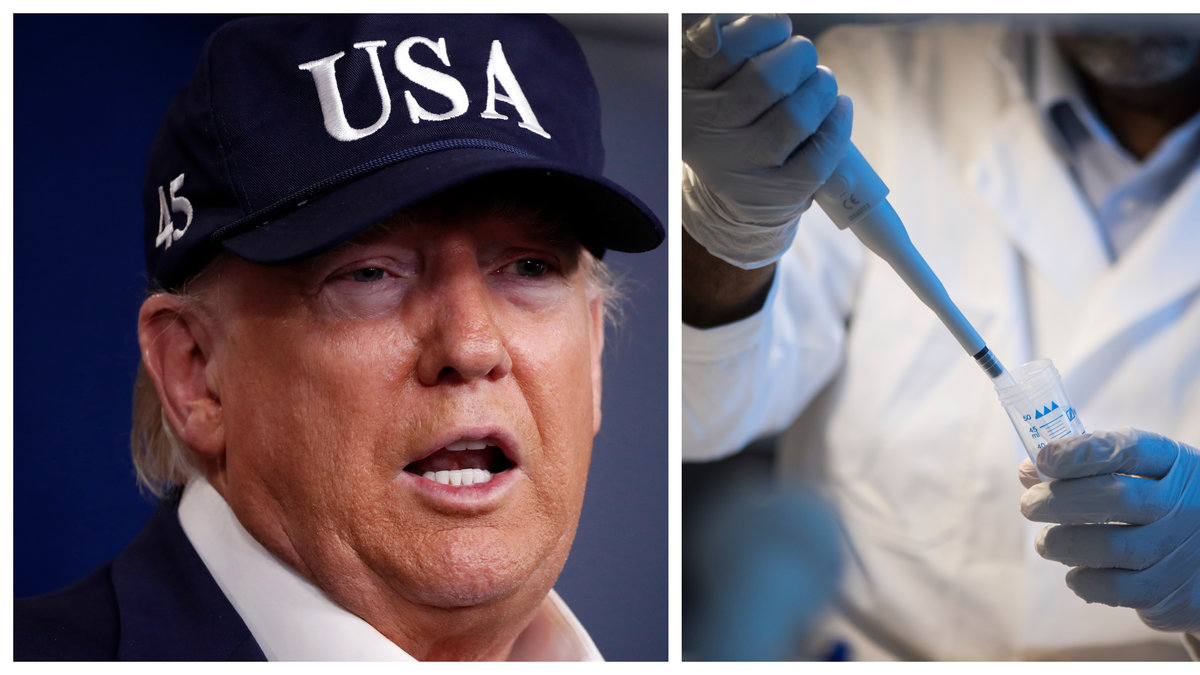 Trumps försök att få fram coronavaccin "bara för USA".