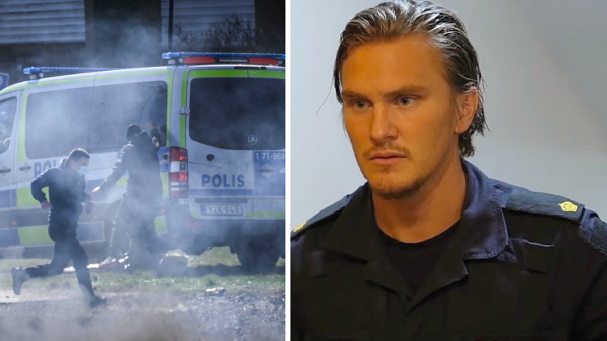 Polisen Filip Pelas: "Att folk ger sig på oss är fruktansvärt"