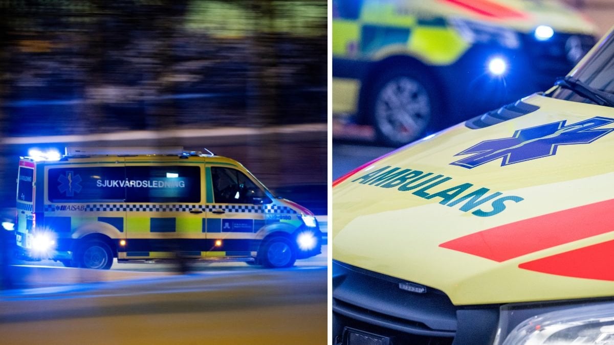 Två till sjukhus med allvarliga skador – hittades utomhus