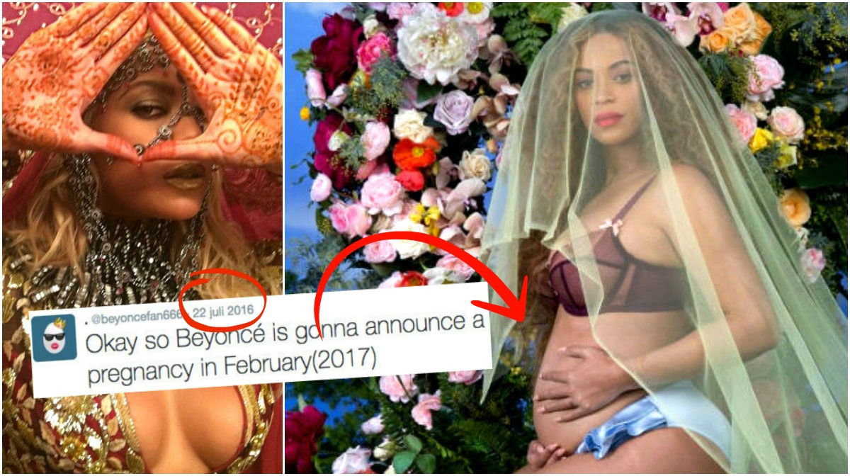 Att Beyoncé väntar tvillingar är en världsnyhet i sig. 