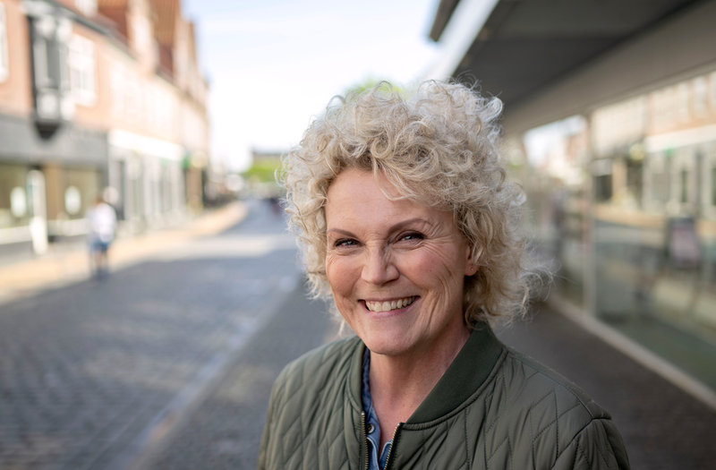 'Jag tycker att det är otryggt, eftersom vi har det läge vi har, mitt i Östersjön', säger Dorthe Westh.