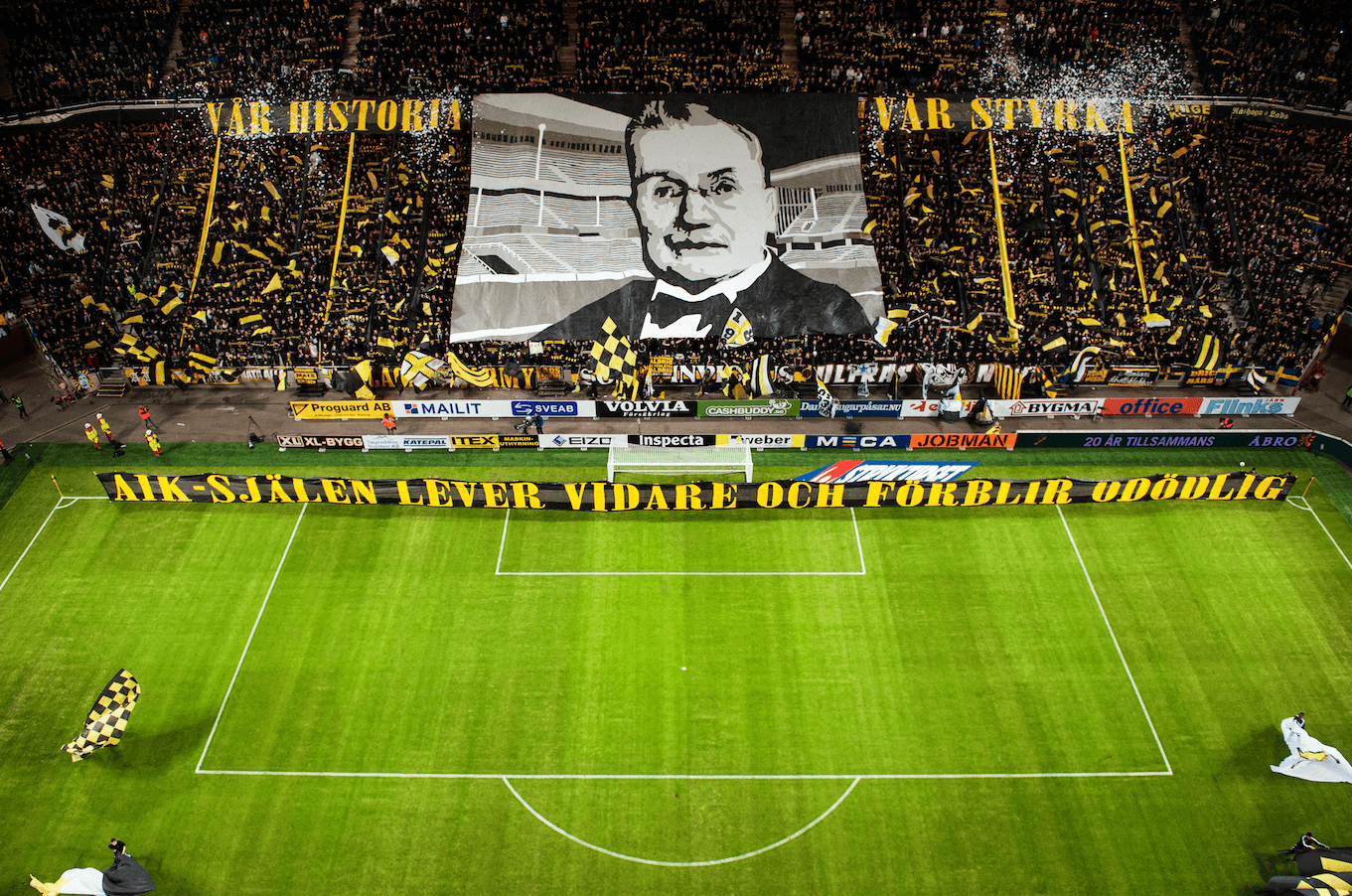 Även AIK har grymma tifon mot mindre lag. Här mot Syrianska. Även AIK har grymma tifon mot mindre lag. Här mot Syrianska.