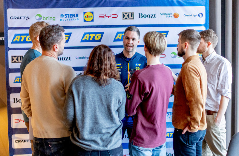 Andreas Palicka dagen efter segern mot Island.