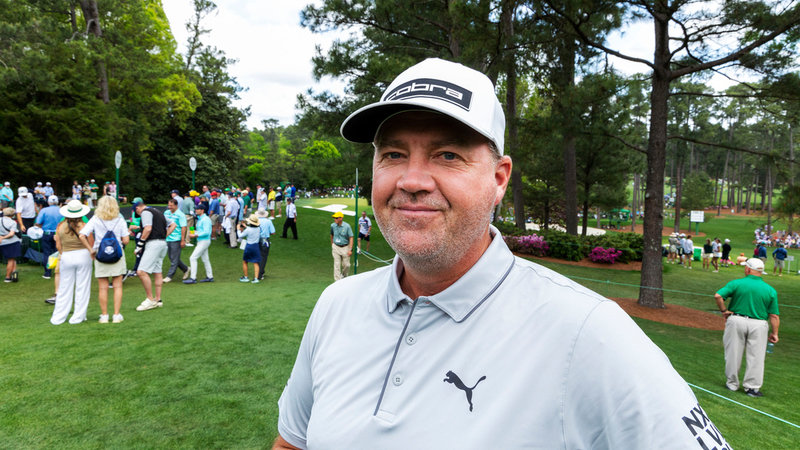 Peter Hanson vet vad som väntar Ludvig Åberg på Oakmont. Arkivbild.