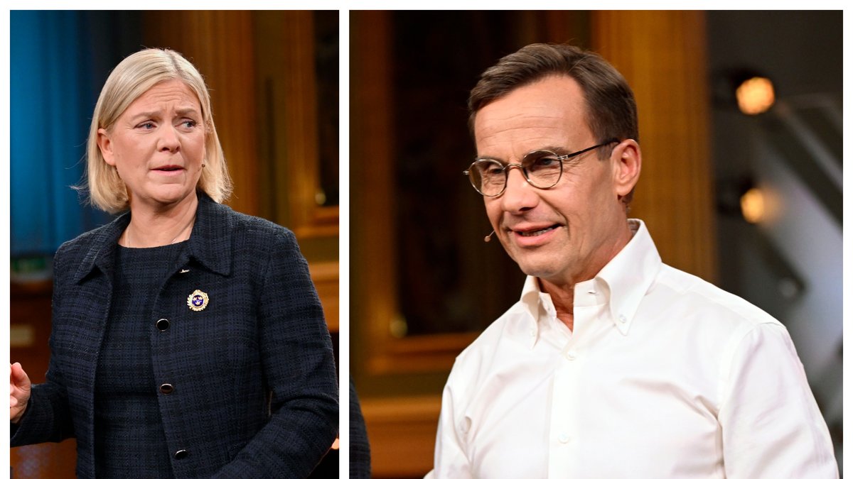Magdalena Andersson (S) och Ulf Kristersson (M) möttes i TV4:s Duellen.