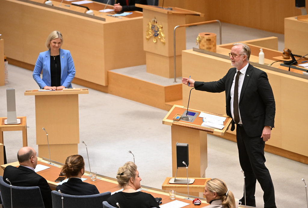 EU, TT, Magdalena Andersson, Socialdemokraterna, Sverige, Johan Pehrson