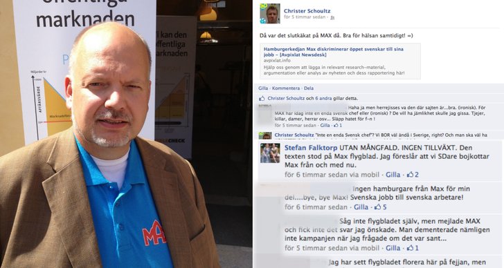 Max Hamburgare, Almedalsveckan, Sverigedemokraterna