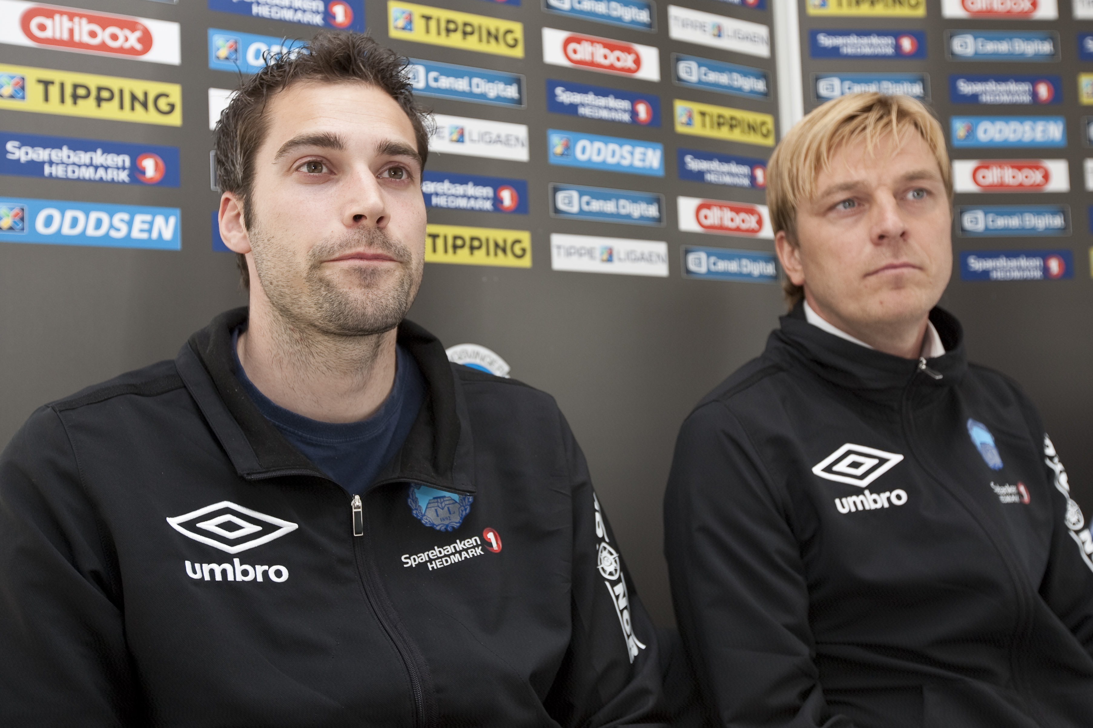 Øyvind Eide var assisterande tränare till Tony Gustavsson i Kongsvinger. 