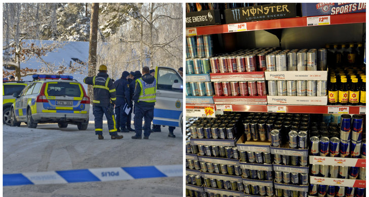 misstänkt bomb, Anhållen, Polisstation, Energidryck, Polisen, Örebro