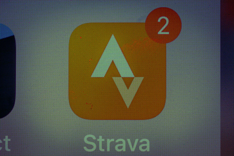 På den populära appen Strava kan användare skylta med sina träningsrundor. Arkivbild.