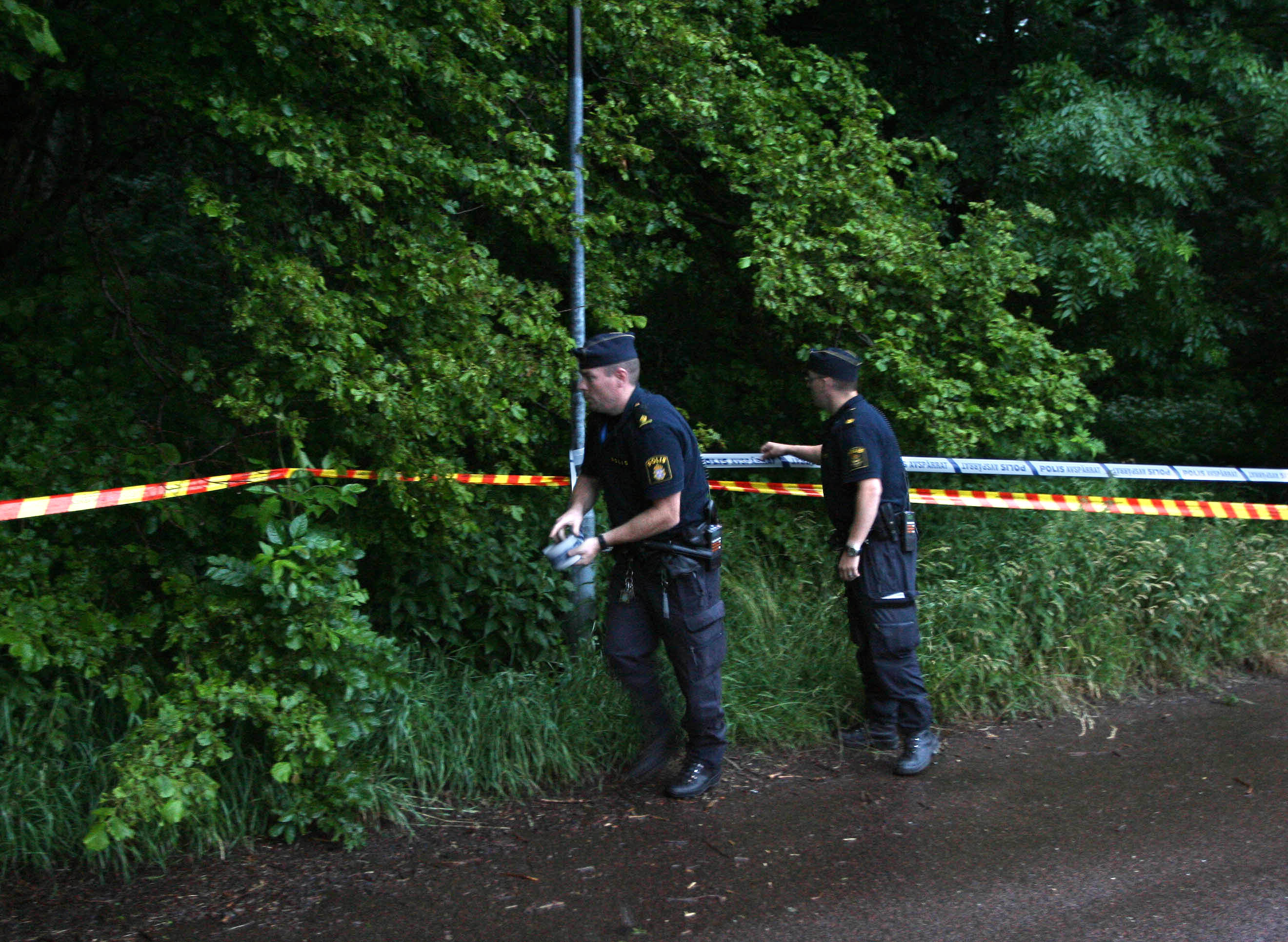 Här i villaområdet Kärra utanför Göteborg besköts en familj natten mot tisdagen. Bilden är från ett tidigare tillfälle.