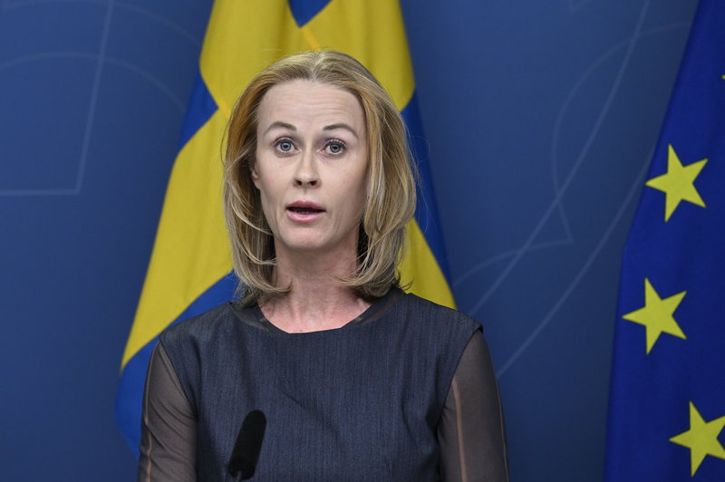 Katja Nyberg (SD) har varit talesperson i polisfrågor. Foto: Jessica Gow/TT