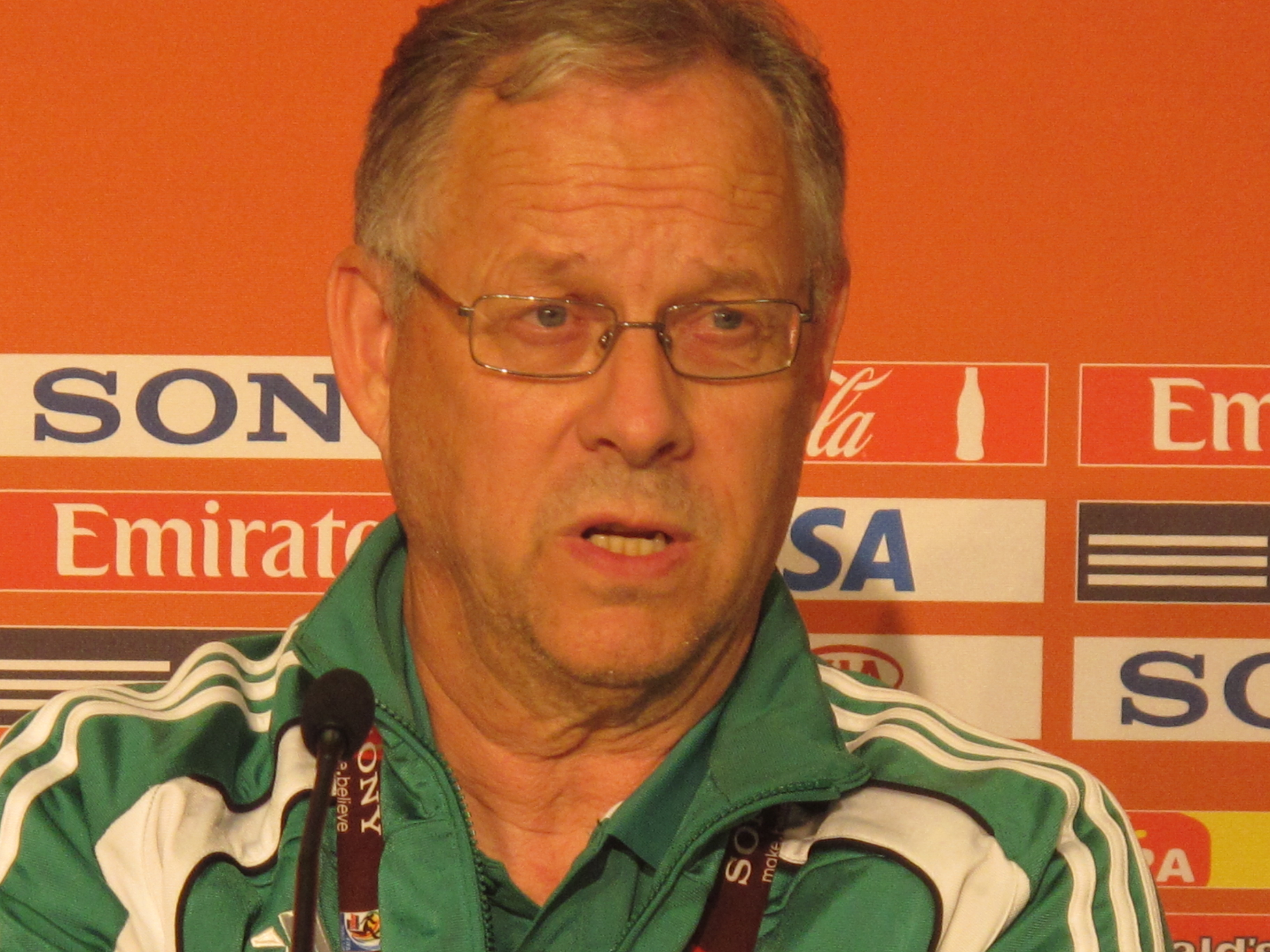 Lars Lagerbäck sågade Odemwingie på presskonferensen.