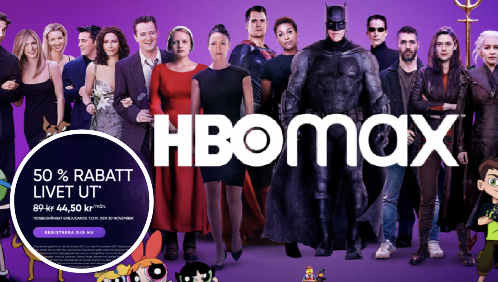 HBO Max Sverige: Allt om priset, utbudet och den sjuka rabatten