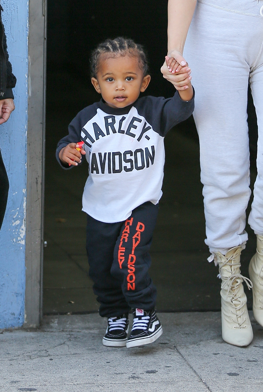 Kim och Kanyes son Saint West. Kim och Kanyes son Saint West.
