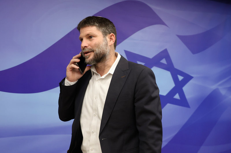 Israels finansminister Bezalel Smotrich. Arkivbild.