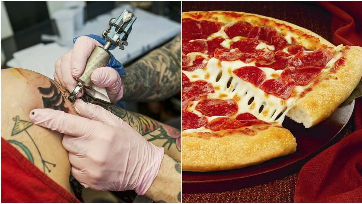 Använd en tattoo för att beställa pizza :D