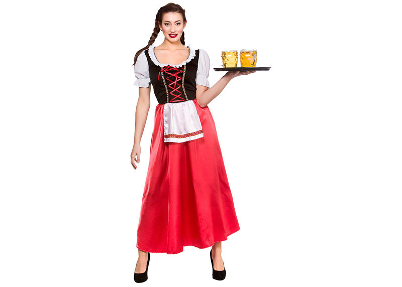 Oktoberfest lång klänning