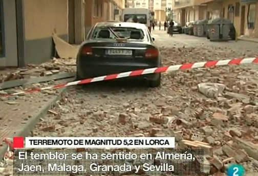 Jaén, Sevilla, Jordbävning, Almeria, Granada, Naturkatastrof, Brott och straff, Jordskalv, Murcia, Spanien, Malaga