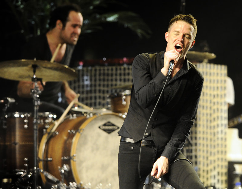 The Killers sångare Brandon Flowers. Arkivbild.