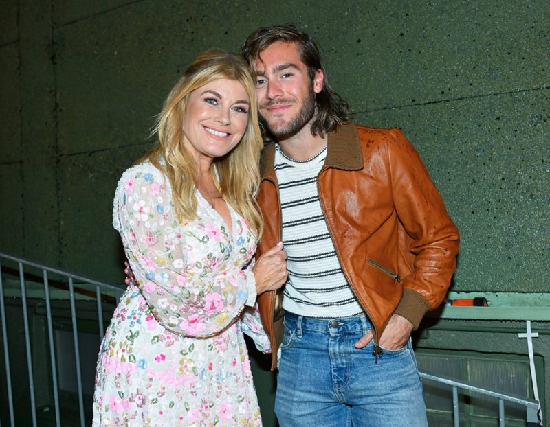 Pernilla Wahlgren och Benjamin Ingrosso. Pernilla Wahlgren och Benjamin Ingrosso.