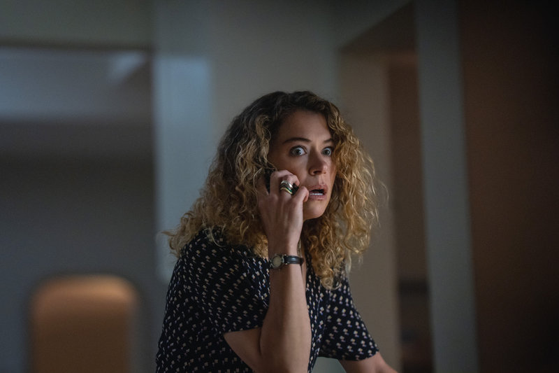 Tatiana Maslany i "Maximum pleasure guaranteed" på Apple Tv.
