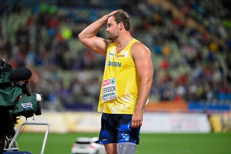 Simon Pettersson blev fyra i diskusfinalen.