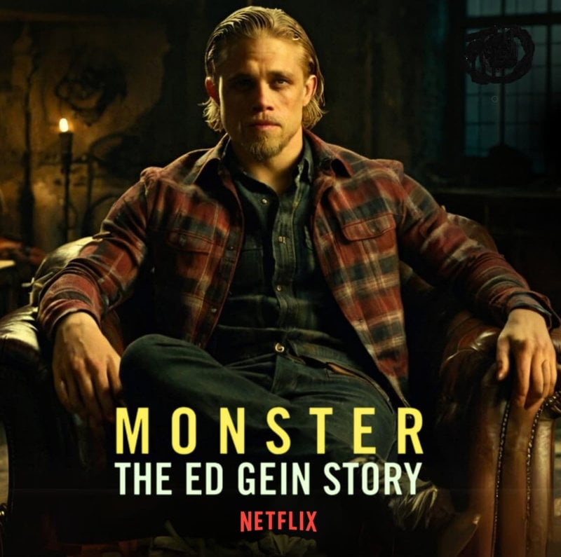 Charlie Hunnam i rollen som Ed Gein i Netflix-serien. Foto: Stella Pictures