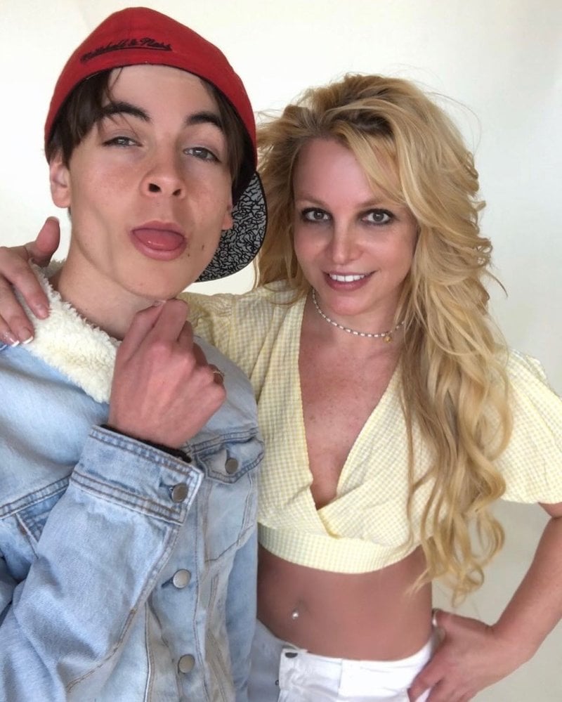 Britney Spears med sin son