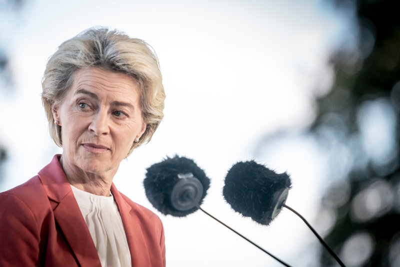 EU-kommissionens ordförande Ursula von der Leyen ska lägga fram sina planer för det kommande året i ett tal i EU-parlamentet i Strasbourg den 14 september. Arkivbild.