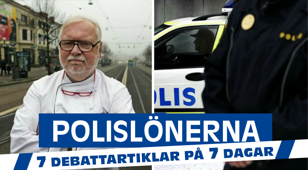 polislöner, Leif Mannerström, Polisen, Debatt