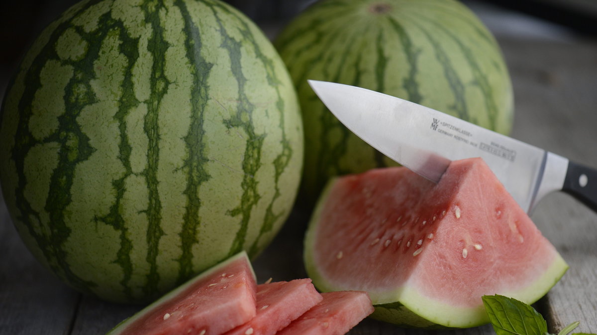 Vattenmelon hör sommaren till. 
