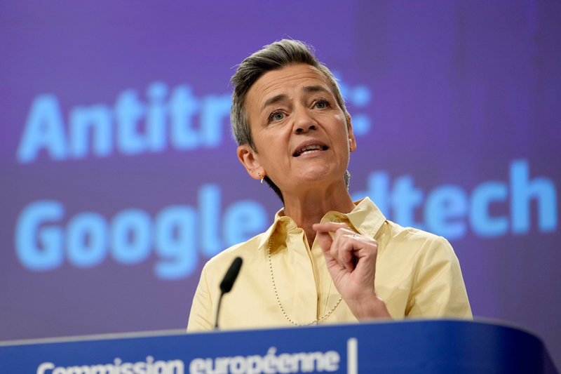 Som EU-kommissionär har Margrethe Vestager gjort sig känd för tuffa tag på konkurrenssidan. Kanske ses hon som alltför tuff när hon nu kandiderar till posten som chef för investeringsbanken EIB. Arkivfoto.