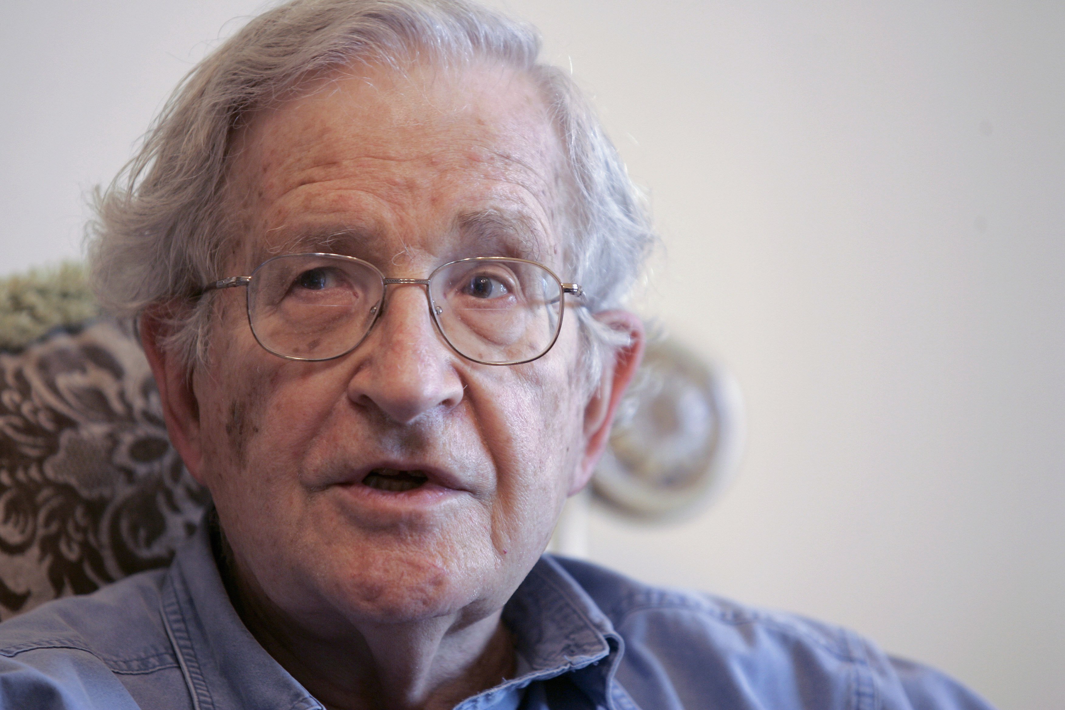 Eller vänsterdebattören Noam Chomsky.