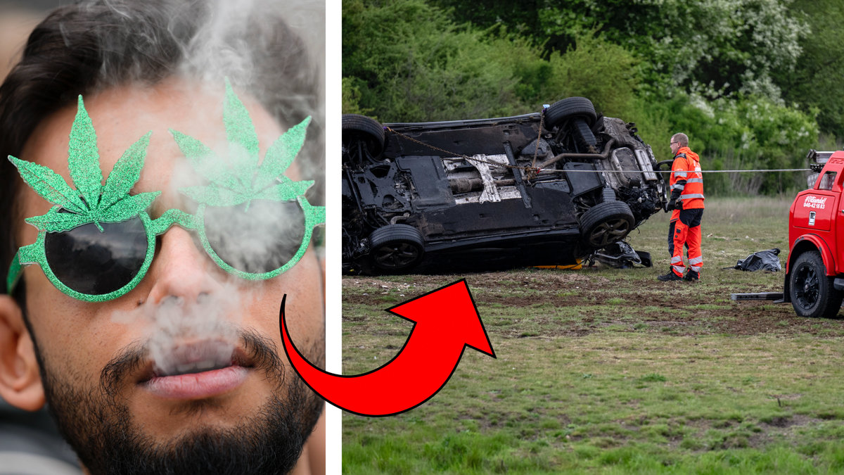 Cannabis legaliserat i Tyskland – olyckor i Sverige kan öka