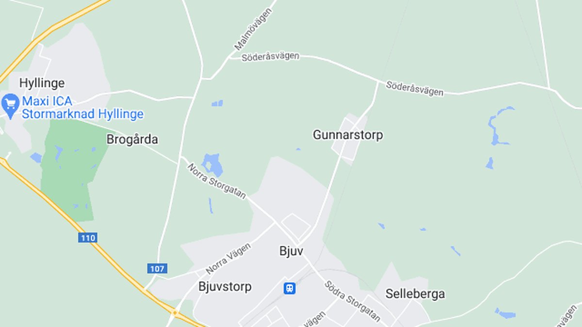 Google maps, Bjuv