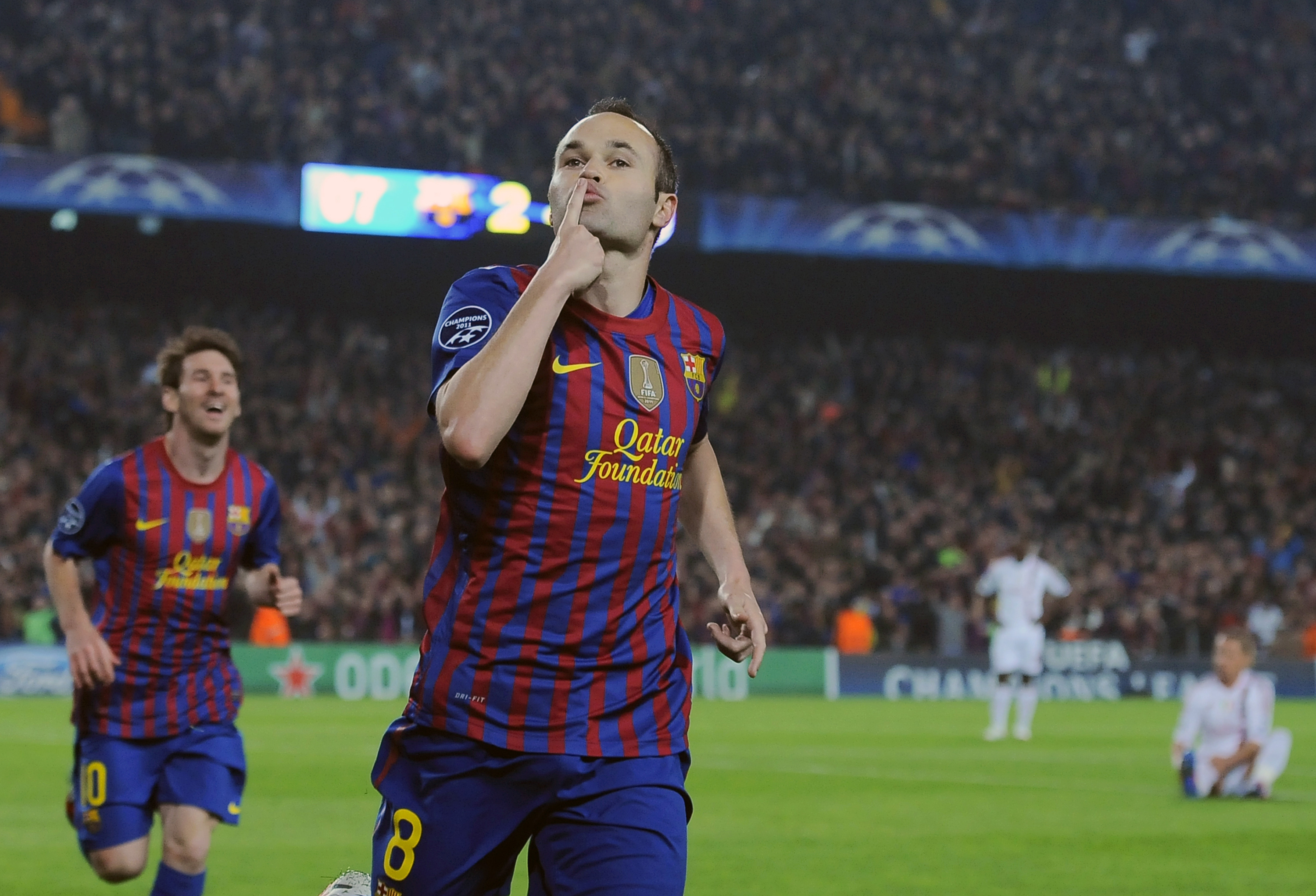 Men det var Andres Iniesta som fick jubla efter att han gjorde 3-1. Ett mål som dödade matchen. Men det var Andres Iniesta som fick jubla efter att han gjorde 3-1. Ett mål som dödade matchen.