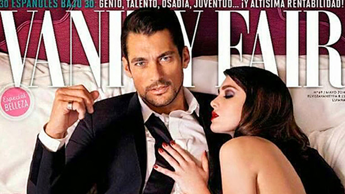 David Gandy på omslaget till spanska Vanity Fair. 