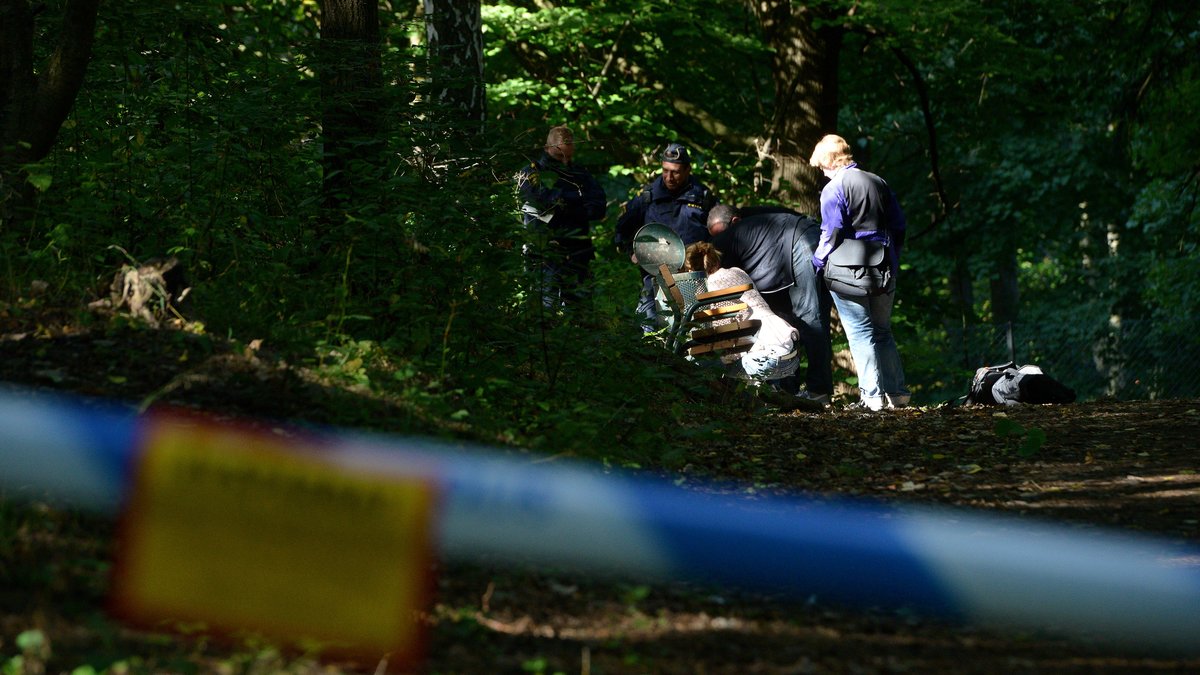 Först hittades en man i ett skogsparti vid Kungens kurva och sedan hittades en man död i Frösunda.