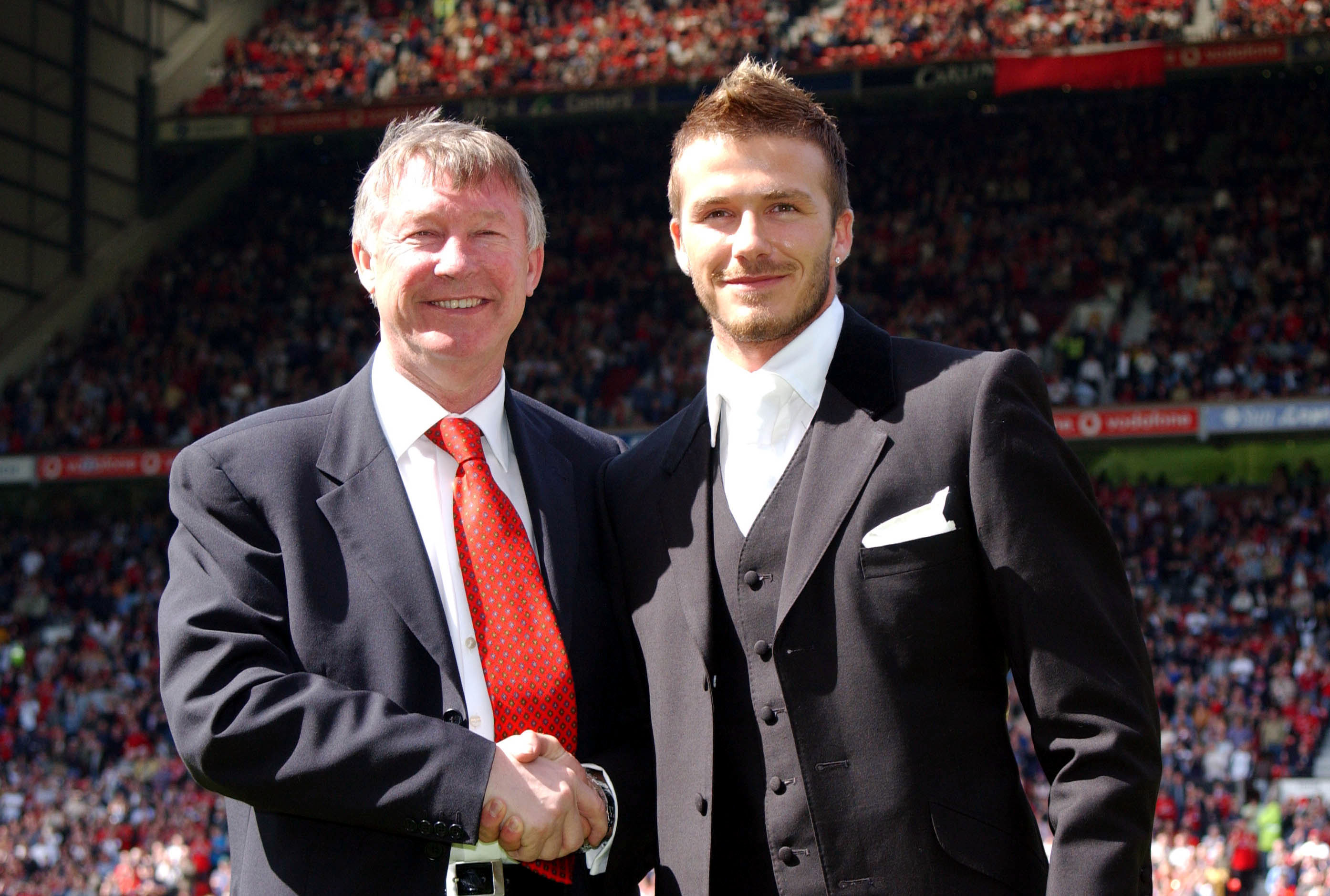 De har inte alltid varit vänner, Alex Ferguson och David Beckham.
