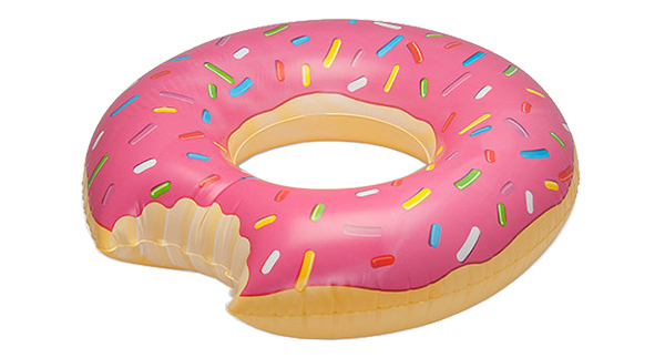 Jordgubbsmunk badring Jordgubbsmunk badring