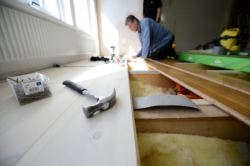 Mycket byggmaterial kommer från Ryssland. Arkivbild.