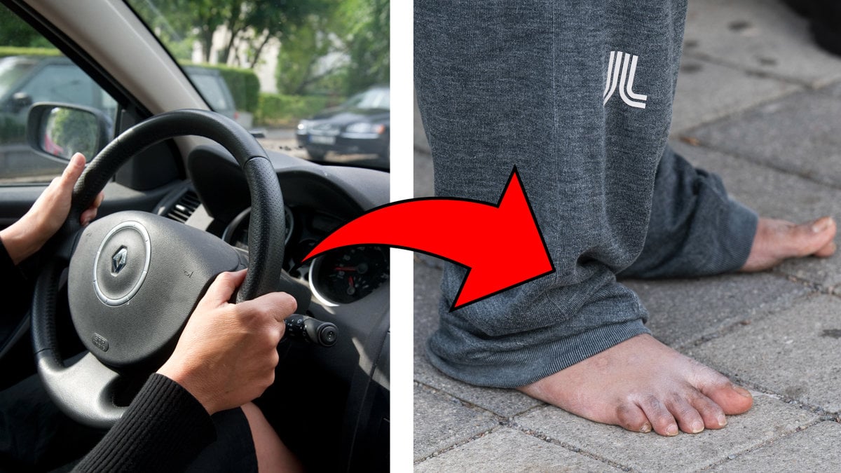 Får man köra bil barfota? Så säger lagen