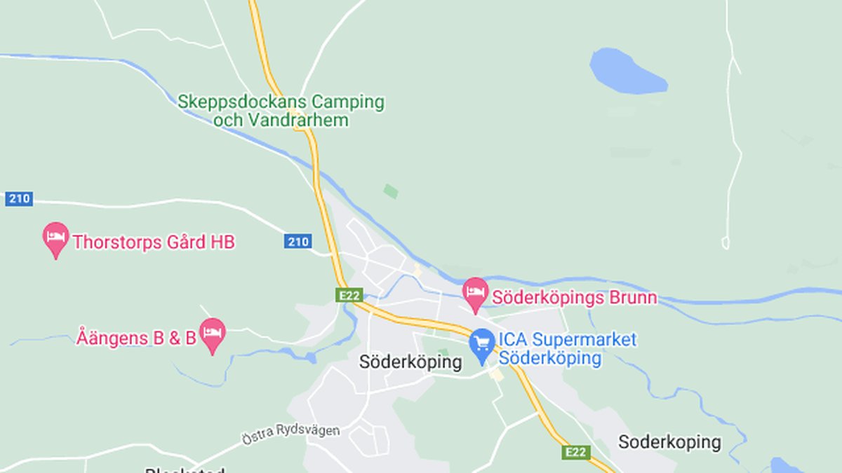 Google maps, Söderköping