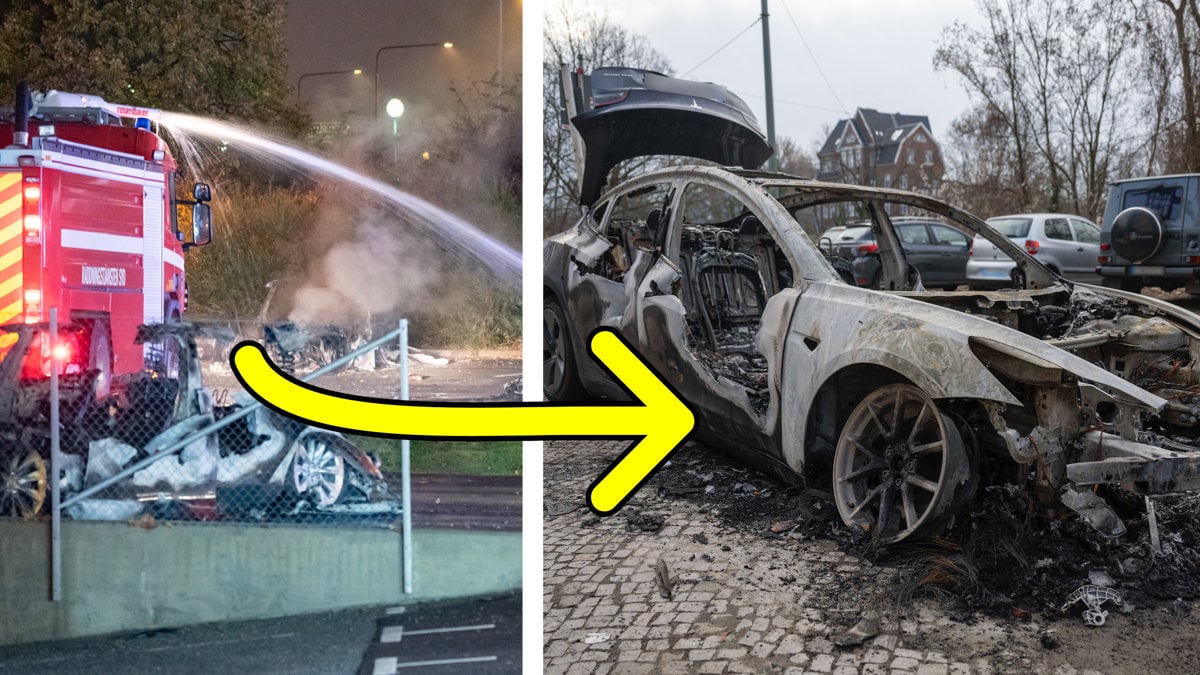 Elbilar brinner betydligt mindre ofta än bensinbilar – Så skyddar du dig!